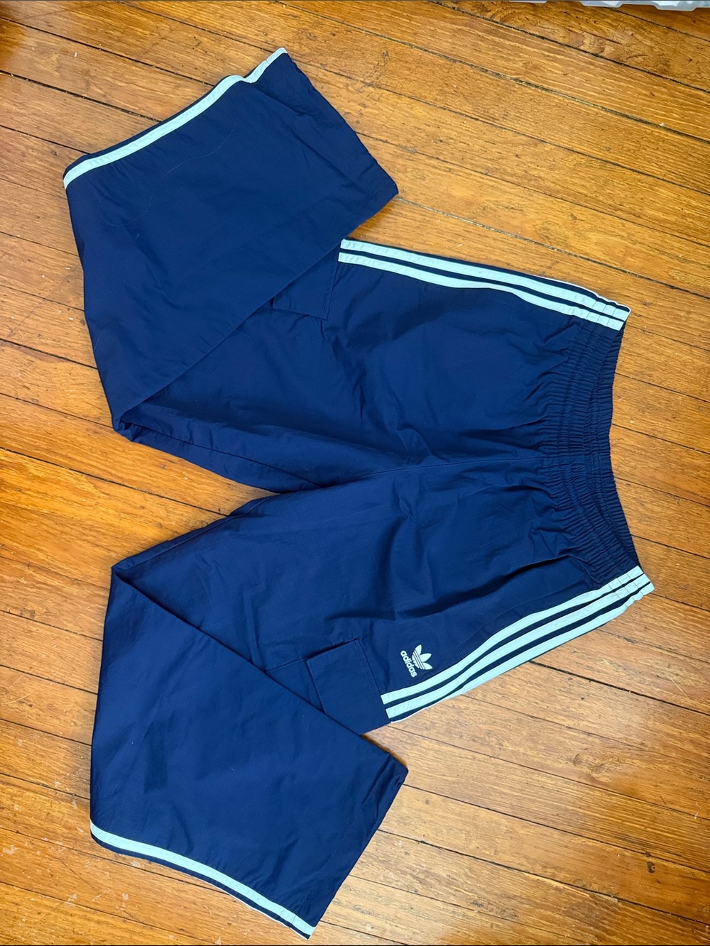 adidas Navy Joggers/Cargos with Three-Stripes